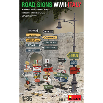 German road signs (Italy 1943-1944)